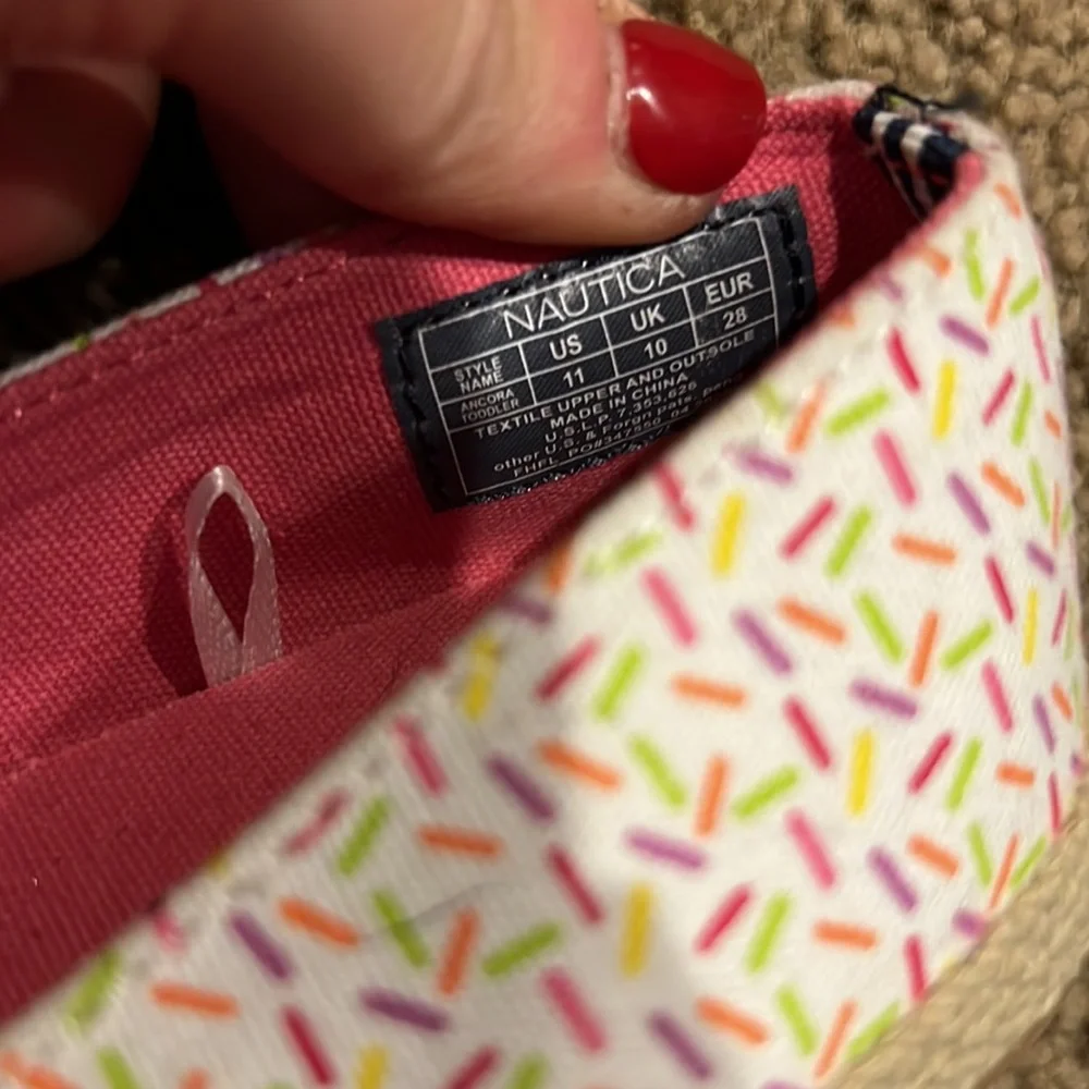 🌴 BUNDLE 5 FOR $25!  Nautica girls slip on shoes size 11